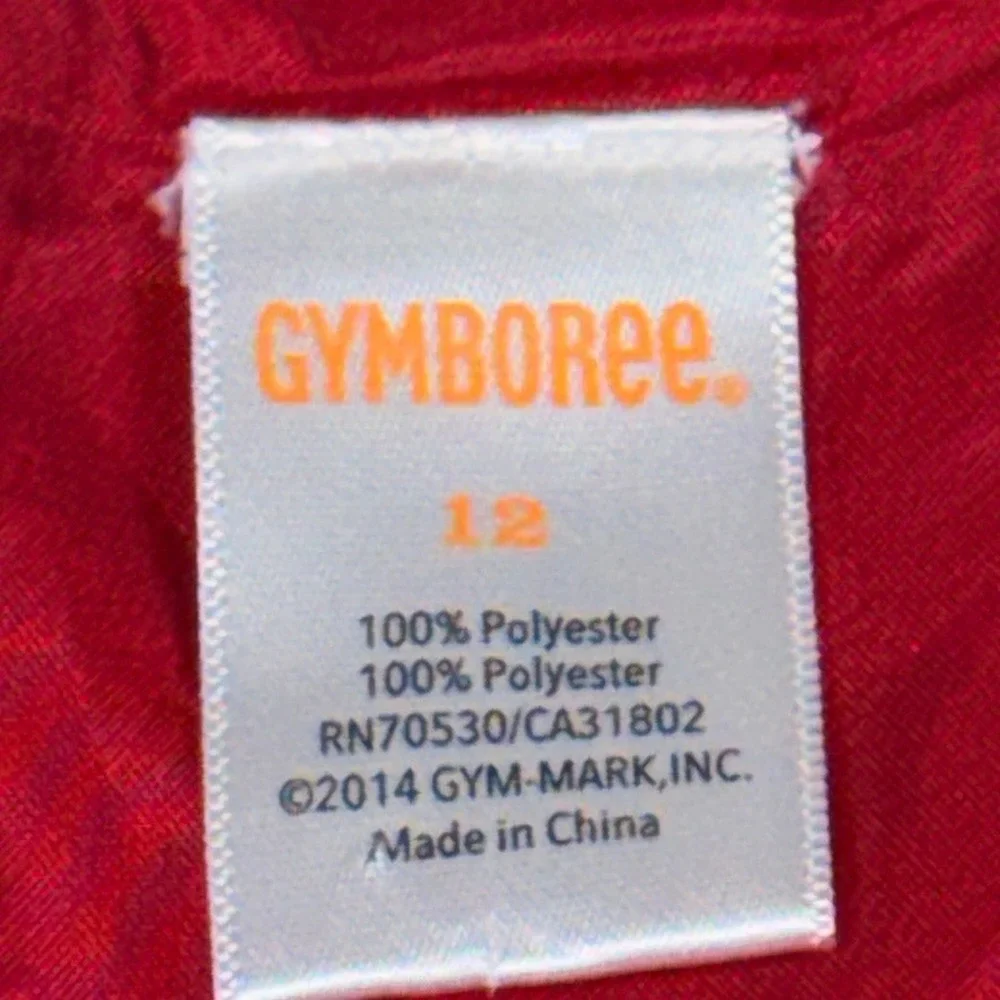 Gymboree Girls Red Taffeta Party Dress Size 12 Holiday Christmas Bow Accent